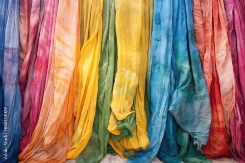 Wallpaper Mural shot of dyed parchments showing different color schemes Torontodigital.ca