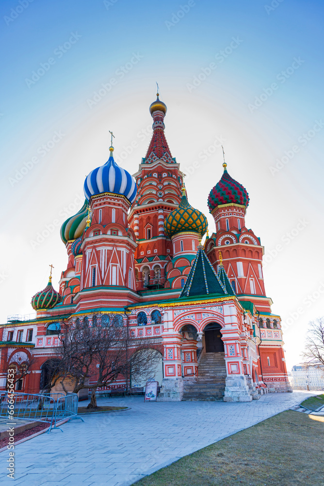 tour Visit St. Basil's Cathedral and Kremlin Walls and Tower in Red square, Red square is Attractions popular's touris in Moscow,Russia,