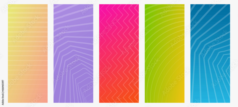 Modern colorful gradient background with lines Modern colorful gradient background with lines