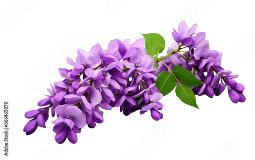 Realistic Wisteria in High-Resolution on White or PNG Transparent Background. © Muhammad