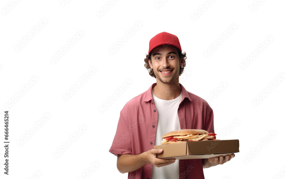 Handsome Man Enjoying Takoyaki on White or PNG Transparent Background. Handsome Man Enjoying Takoyaki on White or PNG Transparent Background.