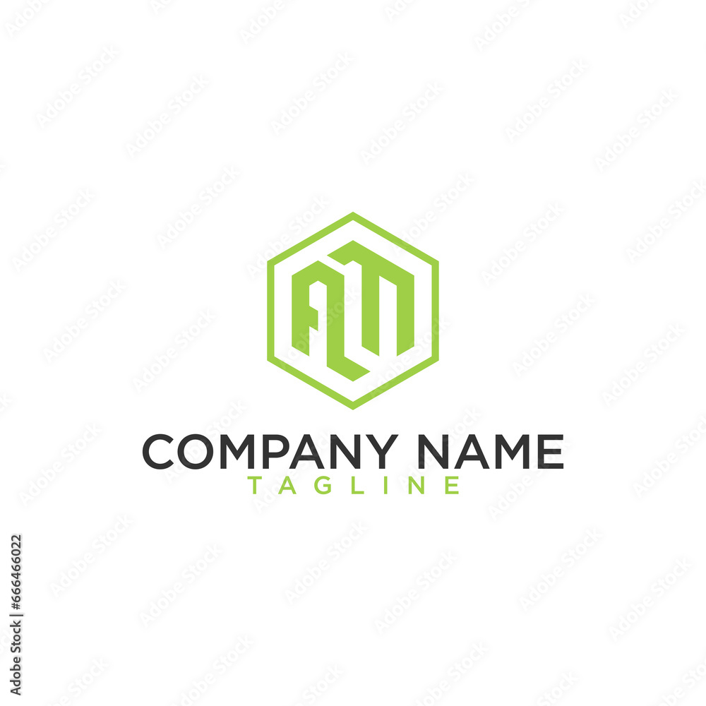 Geometric letter am, logo design. Modern luxury intial logo vector. Geometric letter am, logo design. Modern luxury intial logo vector.