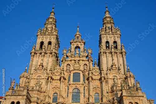 Santiago de Compostela Archcathedral Basilica, an integral component of the World Heritage Site, is reputed burial place of Saint James the Great, apostle of Jesus