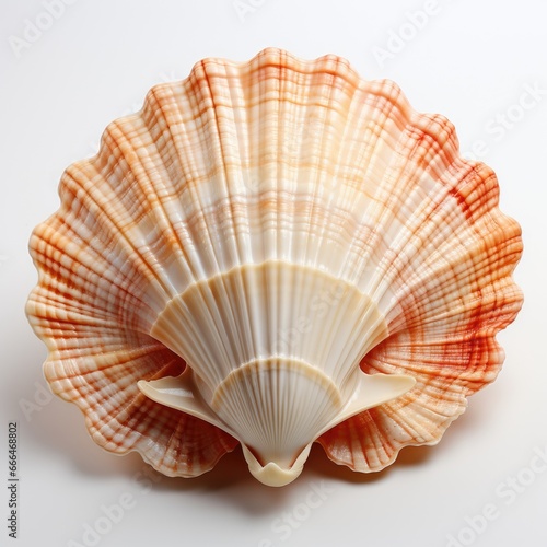 Seashell, Hd , On White Background 