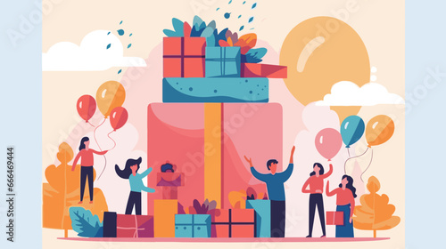 
Flat colored illustrations for Teacher's Day