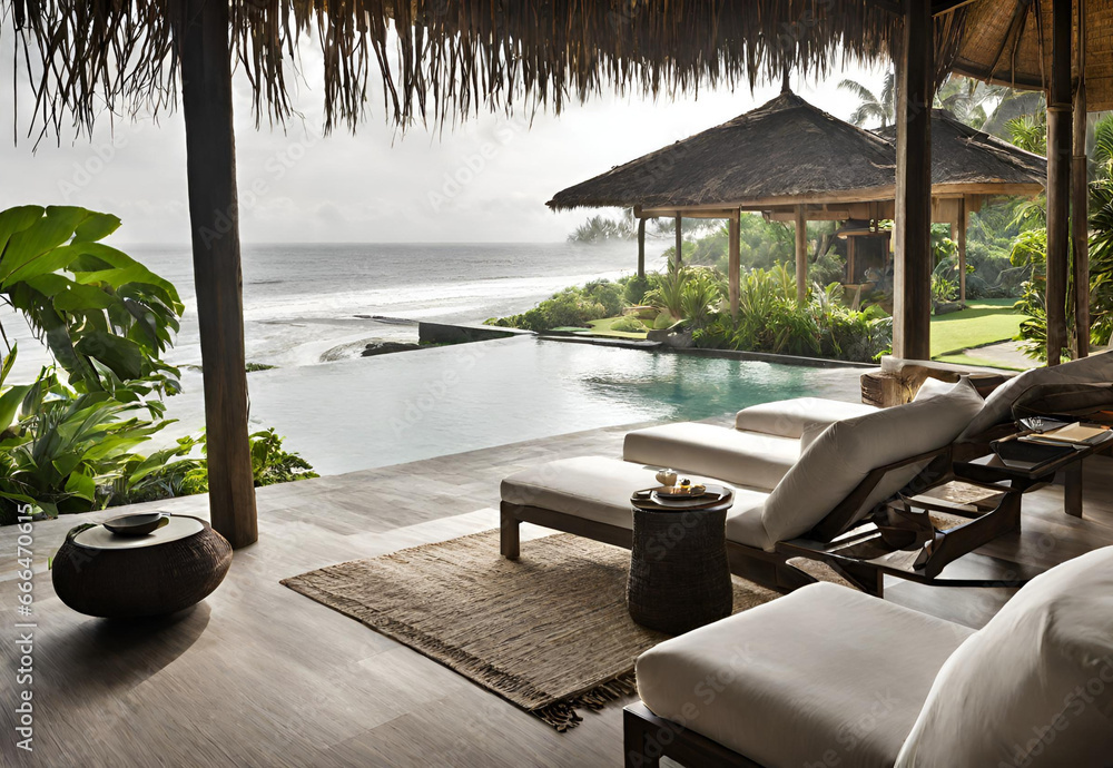 Serene Beach Retreat in Bali.
