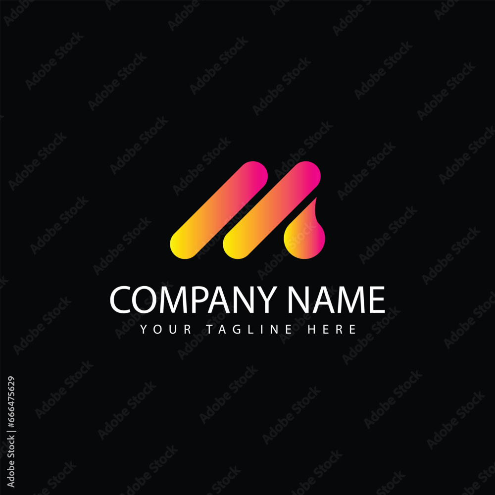 Fototapeta premium Alphabet Logo Template Ready For Use
