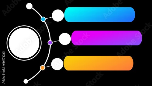 Infographic. Diagram on which you can place your text.