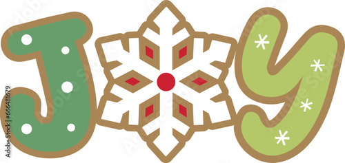gingerbread joy text