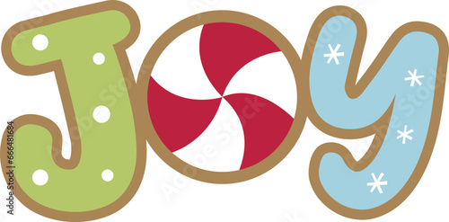 gingerbread joy text