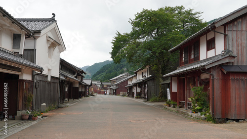 若狭鯖街道 熊川宿の伝統的な街並み（福井県若狭町）