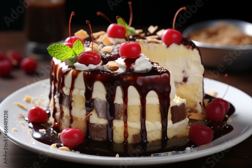 Delight in the perfection of a heavenly cheesecake, a blissful culinary experience