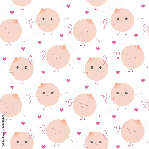 collection of handmade female breasts different types