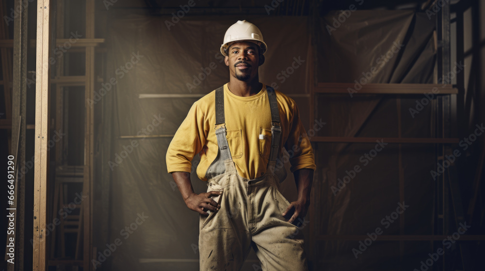 Strength in Every Frame: Skilled Laborer at Work. Strength in Every Frame: Skilled Laborer at Work.