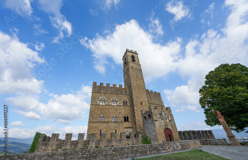 Poppi Castle in  Casentino,...