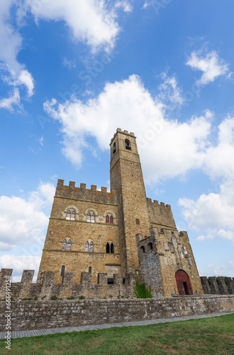 Poppi Castle in  Casentino,...