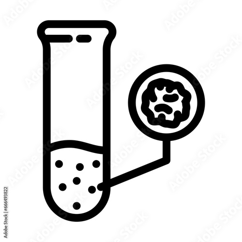 contaminant detection hydrogeologist line icon vector. contaminant detection hydrogeologist sign. isolated contour symbol black illustration