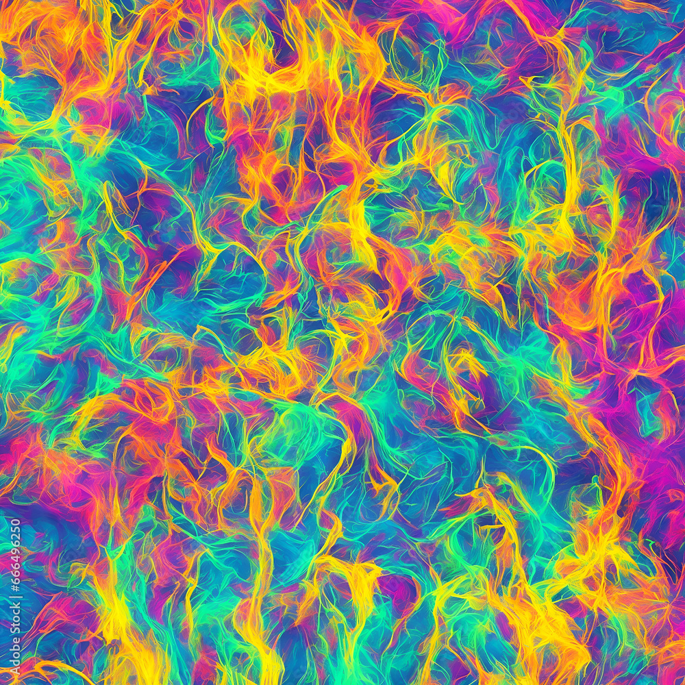Vibrant fantasy shapes flow in blurred motion ai generated Vibrant fantasy shapes flow in blurred motion ai generated