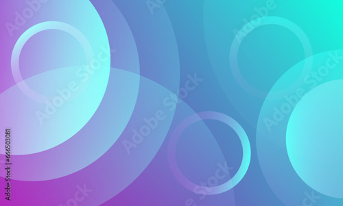 Abstract blue background with circles. Dynamic shapes composition. Eps10 vector