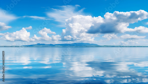 Sea Clouds Reflection Background © digitaldab