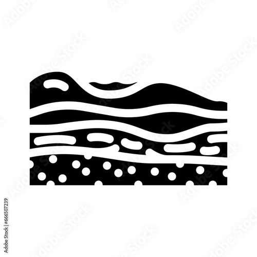 underground water hydrogeologist glyph icon vector. underground water hydrogeologist sign. isolated symbol illustration