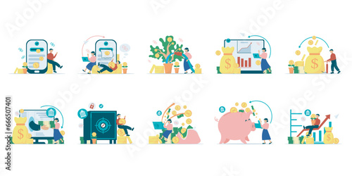 Online Banking Illustration