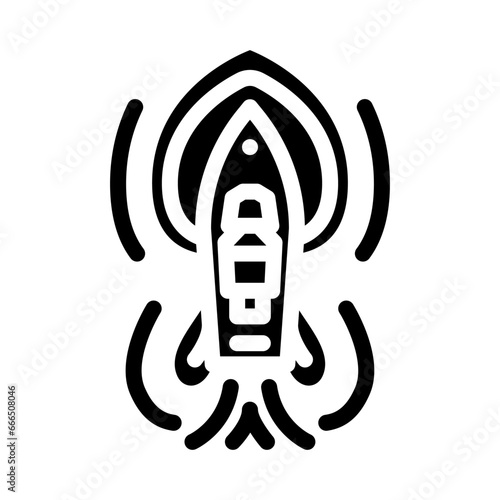 marine hydrodynamics glyph icon vector. marine hydrodynamics sign. isolated symbol illustration