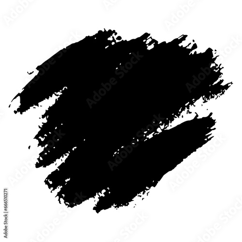 Grunge background, brushstroke.Abstract distress ink texture.Hand-drawn gouache paint strip,smear with roughness and scuffs.Art element for design.Isolated. Vector illustration