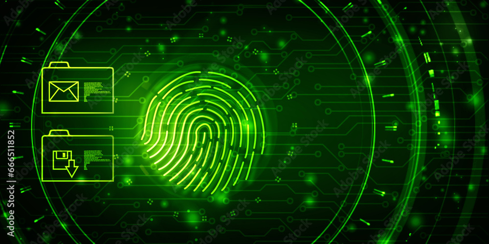 Fingerprint Scanning Technology Concept 2d Illustration
Fingerprint Scanning Technology Concept 2d Illustration