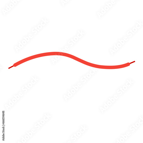  Red Shoelace Icon