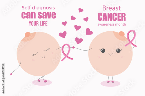 pink ribbon, early detection of breast cancer