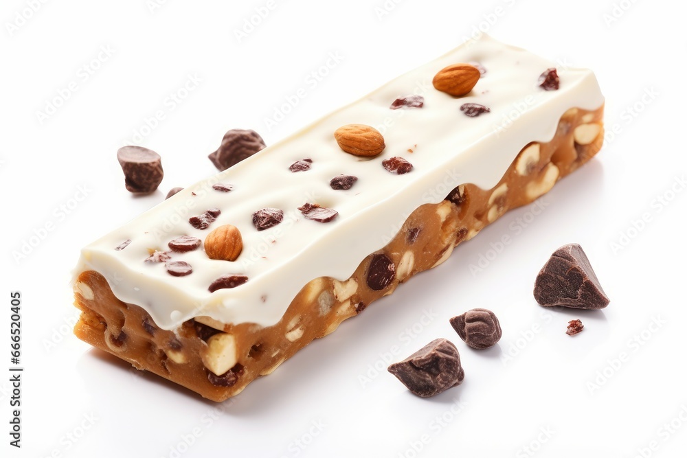 Broken chocolate bar with yummy peanuts. Studio cocoa tasty candy sweet. Generate AI Broken chocolate bar with yummy peanuts. Studio cocoa tasty candy sweet. Generate AI