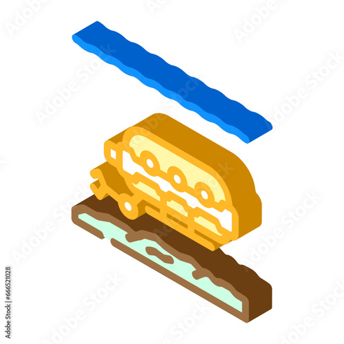 marine research expeditions isometric icon vector. marine research expeditions sign. isolated symbol illustration