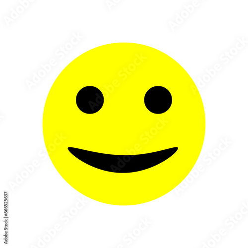 Emoticon icon vector