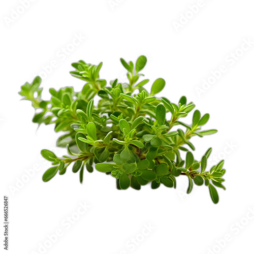 Thyme isolated on transparent or white background