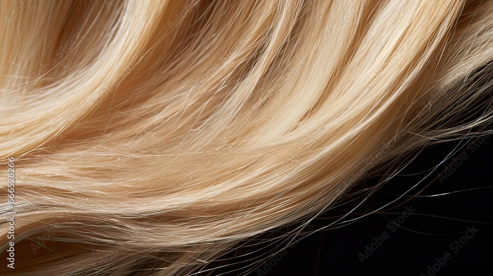Hair, split ends, close-up, professional treatment, damaged hair, transformation, skillful hands, hairstylist. Generated by AI. Hair, split ends, close-up, professional treatment, damaged hair, transformation, skillful hands, hairstylist. Generated by AI.
