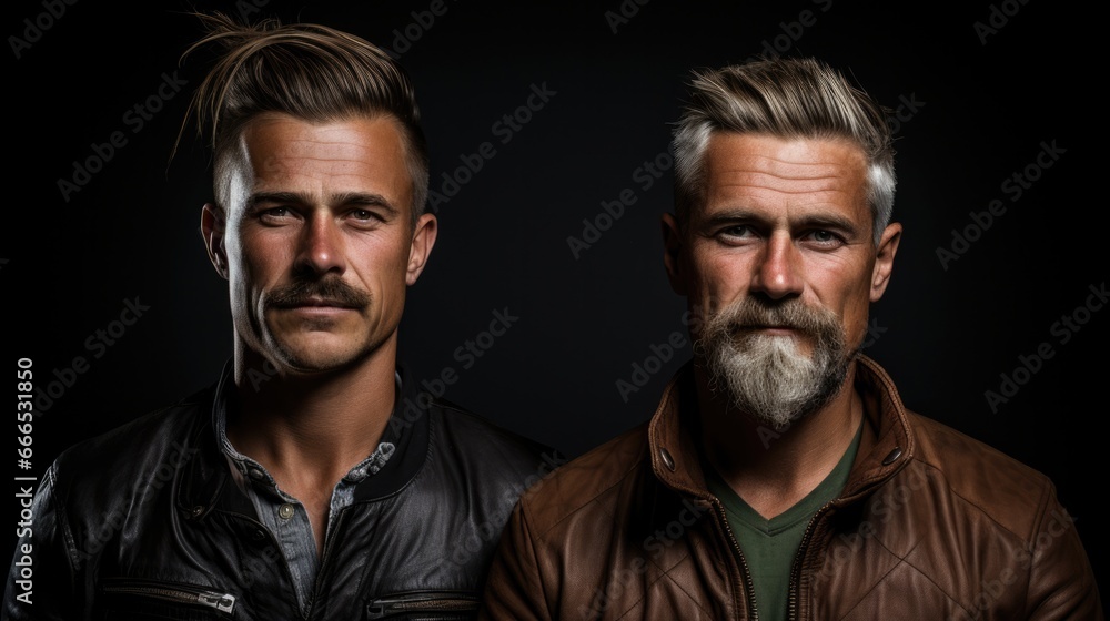 Portrait series of men showing off unique facial hair styles for Movember Portrait series of men showing off unique facial hair styles for Movember