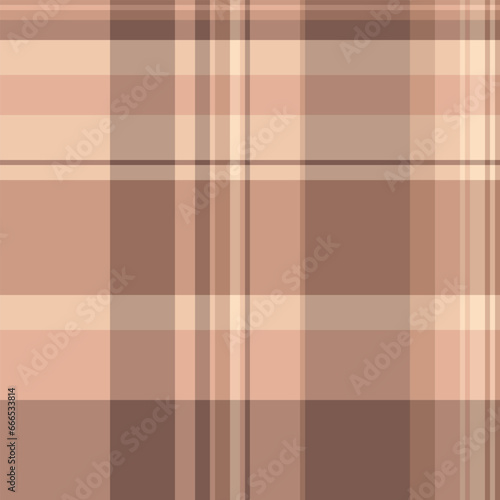 Plaid tartan check of fabric textile pattern with a seamless texture background vector.