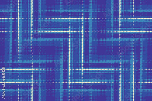 Textile check tartan of vector fabric texture with a seamless plaid pattern background.