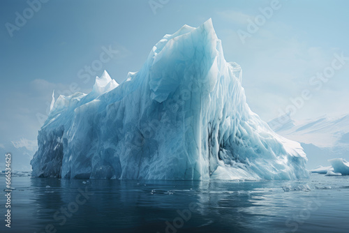 Iceberg in the ocean landscape