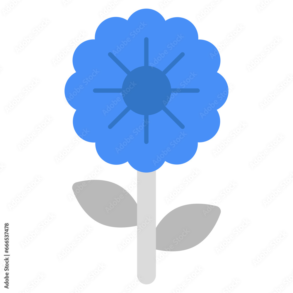 A beautiful design icon of flower A beautiful design icon of flower