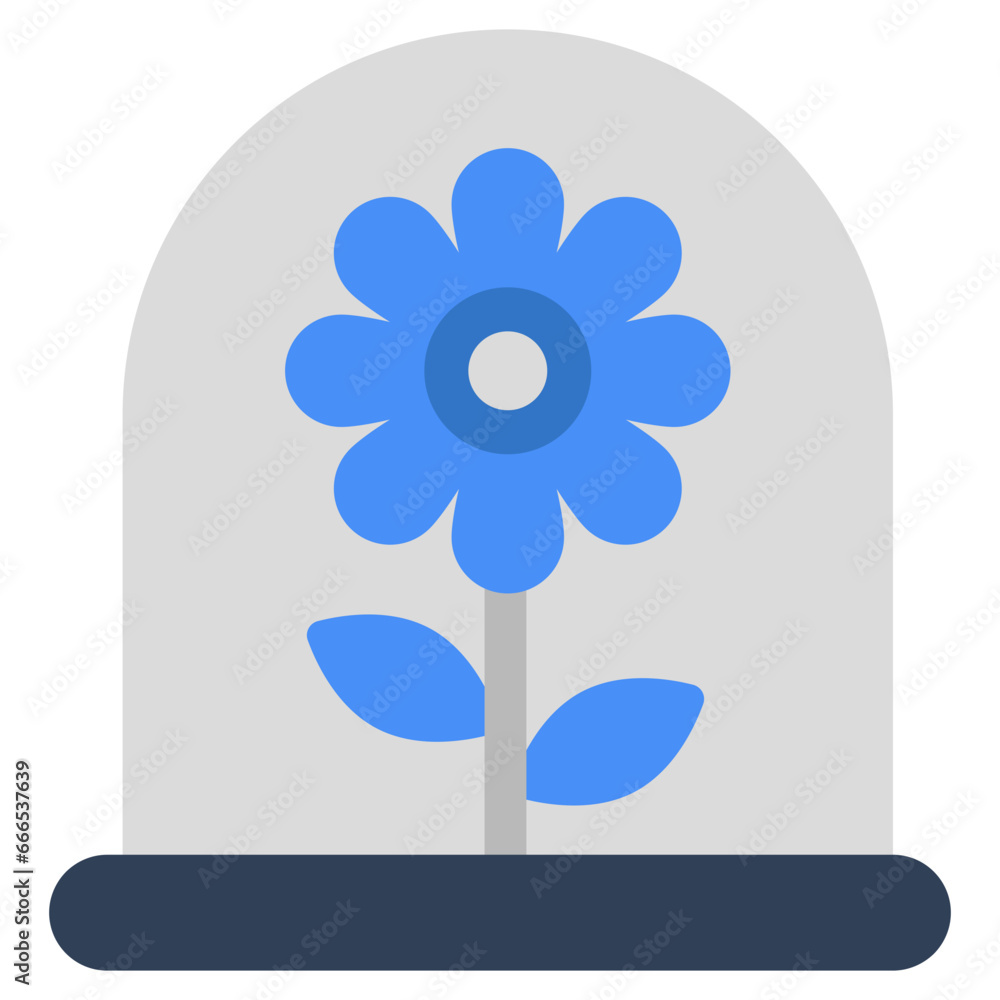 Modern design icon of flower Modern design icon of flower