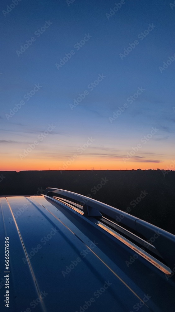 Fototapeta premium car on the road