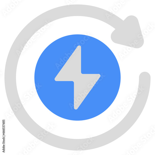 Free Download Trendy vector design of energy recycling - GFXLoad