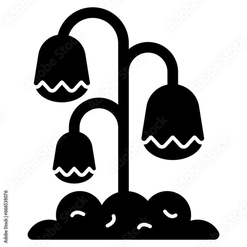 Modern design icon of bellflower