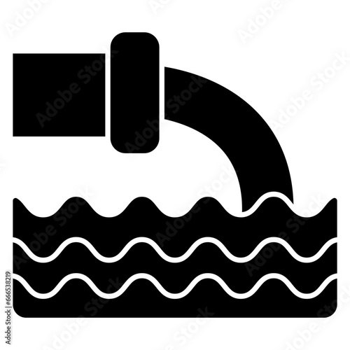 Premium download icon of wastewater