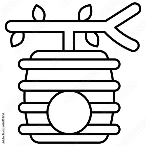 Perfect design icon of beehive