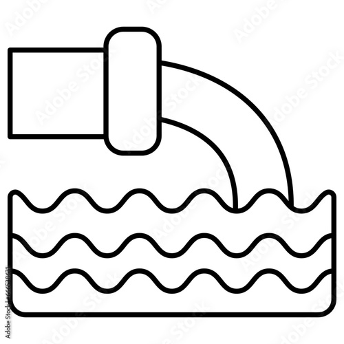 Premium download icon of wastewater