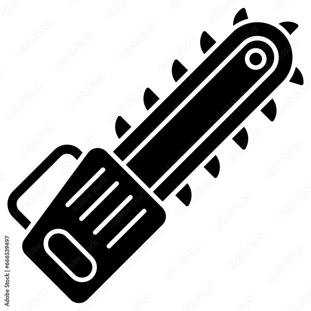 Editable design icon of cutting blade Editable design icon of cutting blade