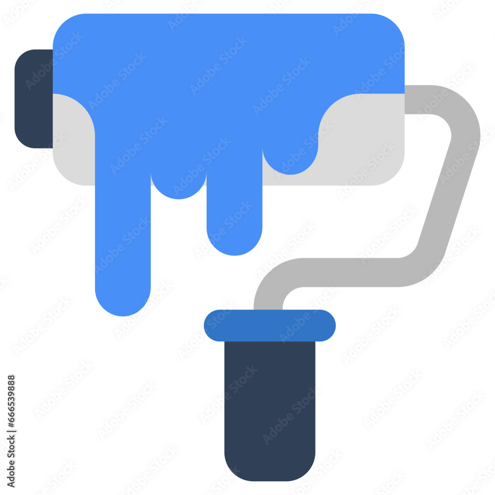 Perfect design icon of paint roller Perfect design icon of paint roller